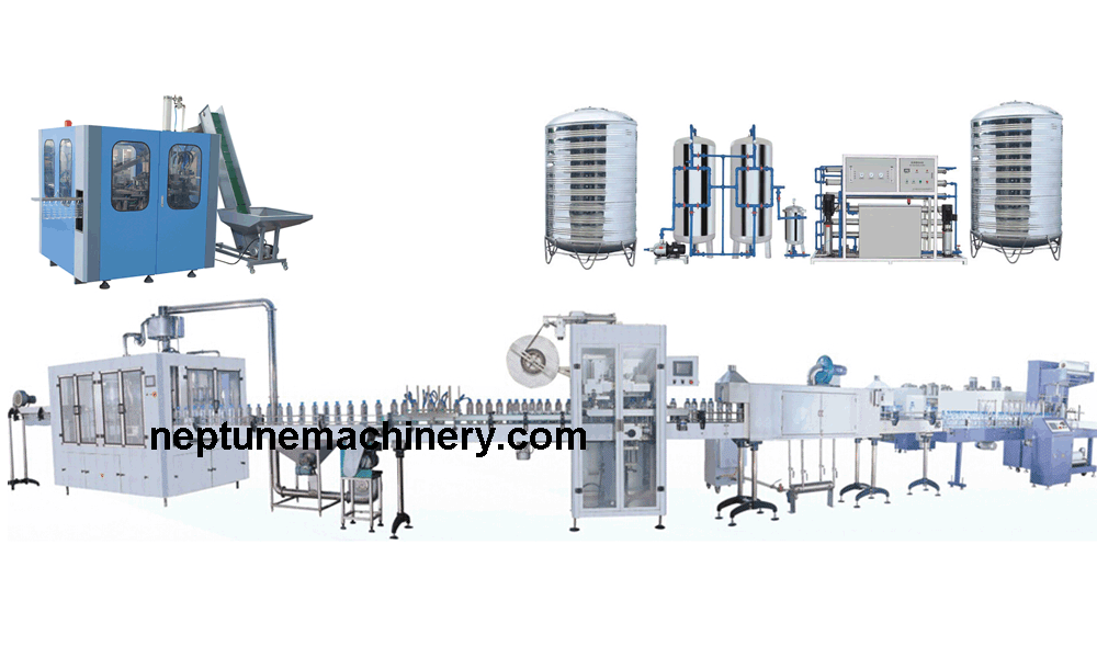 High quality WATER bottling line NEP-4000BPH 1 4000BPH bottled Water bottling line