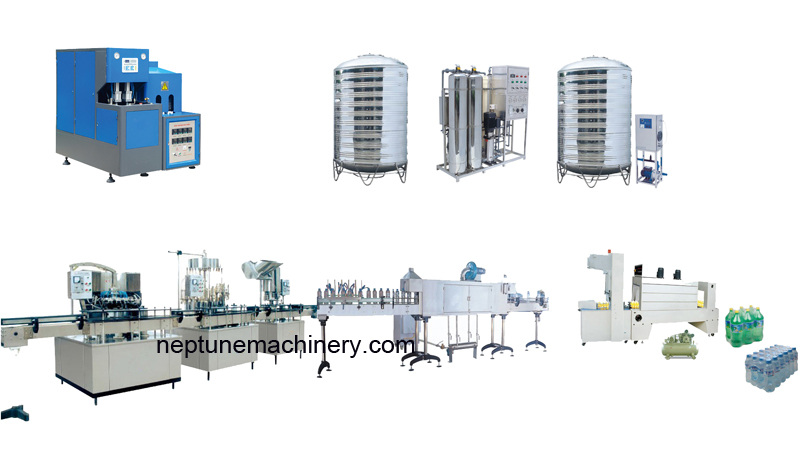 1000BPH small bottle water filling line