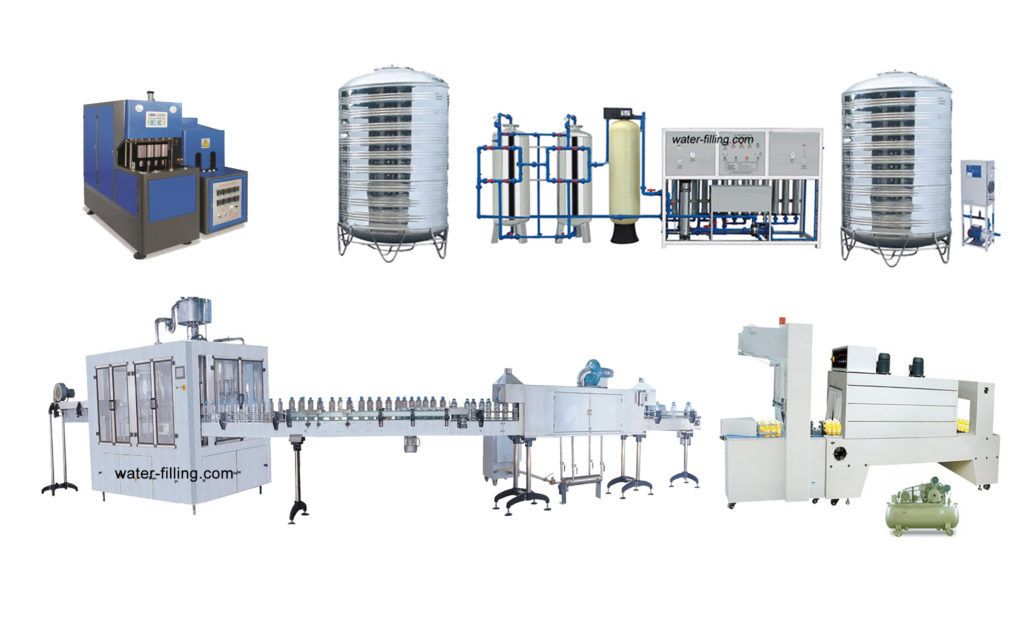 2500BPH SEMI WATER BOTTLING PRODUCTION LINE FOR SALES