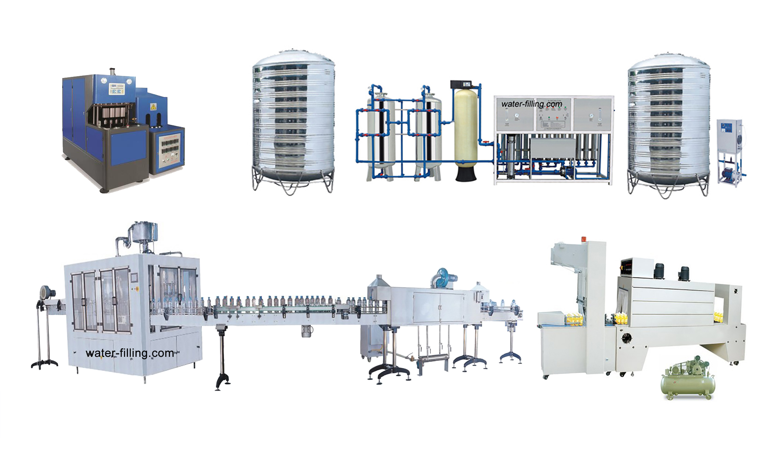2500BPH SEMI WATER BOTTLING PRODUCTION LINE FOR SALES Bottle Water Production Machine
