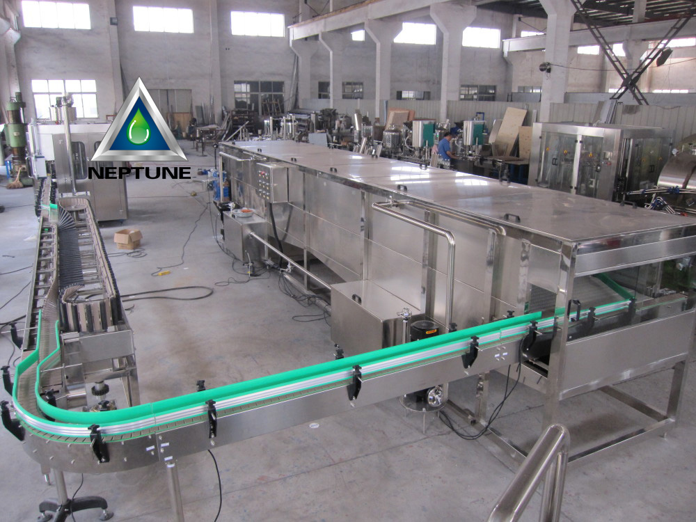 Turn over machine and spray cooling machine