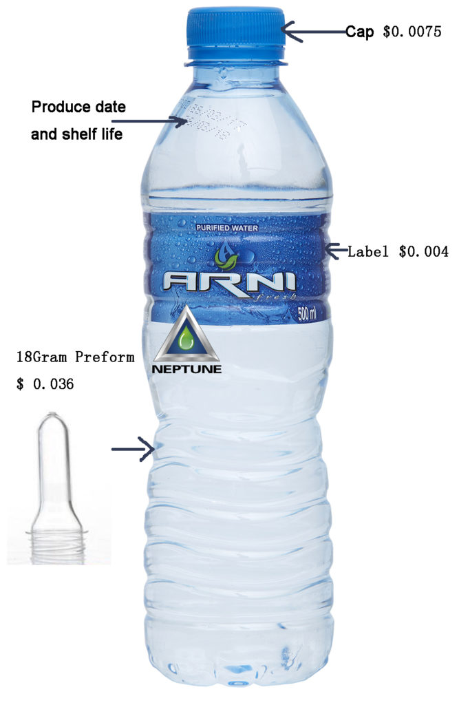 500ml purfied bottle water 1