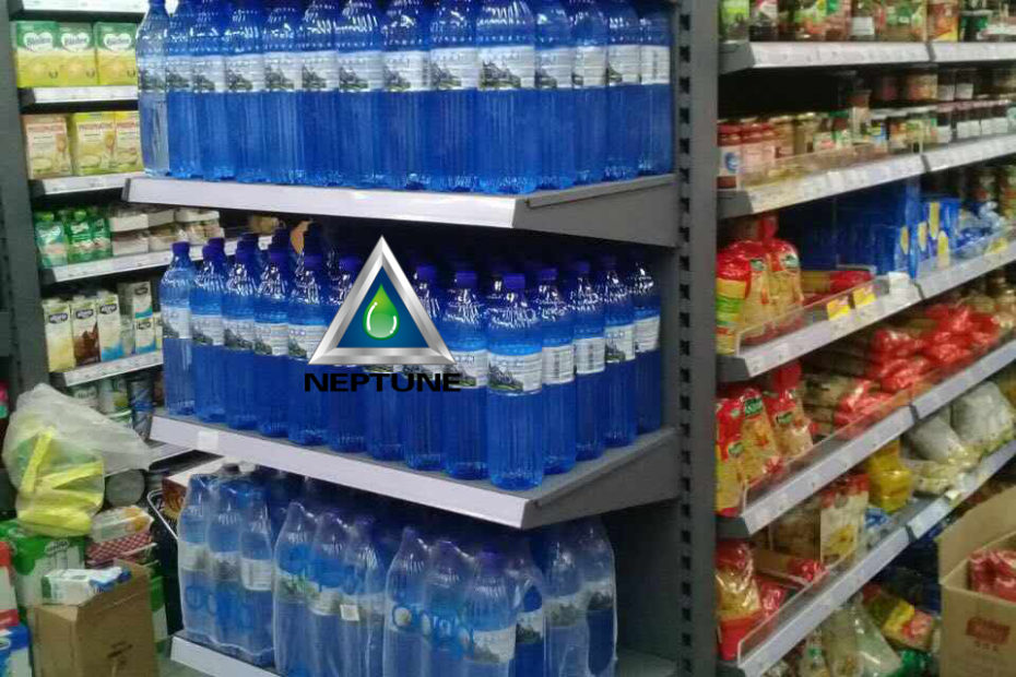 bottle water for sales in the shop