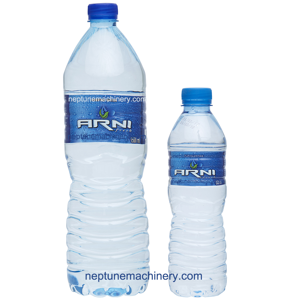mineral pure bottled water produce by neptune water bottling machine 1
