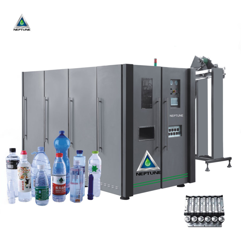 6000BPH PET Bottle Blow Making Machine 2 automatic blow molding machine 6cavity